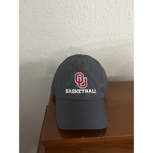 Oklahoma Sooners Basketball Hat Strap Back Adjustable Embroidered Logo